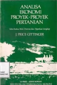 Image of Analisa Ekonomi Proyek-Proyek Pertanian