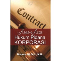 Image of Asas-Asas Hukum Pidana Korporasi