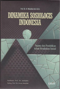 Image of DINAMIKA SOSIOLOGIS INDONESIA