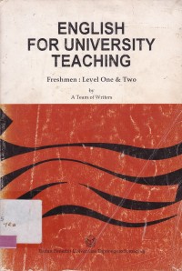 Image of English For University Teaching