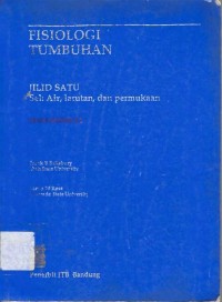 Image of Fisiologi Tumbuhan Jilid satu Sel: Air, Larutan, dan Permukaan