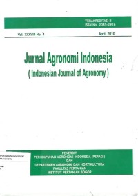 Image of Jurnal Agronomi Indonesia (Indonesian Journal of Agronomy)