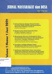Image of JURNAL MASYARAKAT DAN DESA