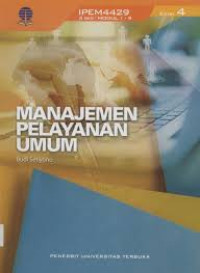 Image of Manajemen Pelayanan Umum