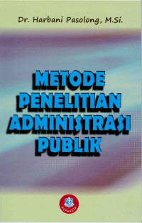 Image of Metode penelitian Administrasi publik