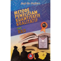 Image of METODE PENELITIAN KUANTITATIF KUALITATIF DAN R&D