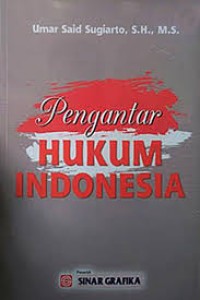 Image of Pengantar Hukum Indonesia