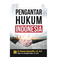 Image of PENGANTAR HUKUM INDONESIA