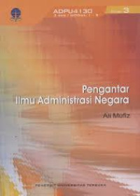 Image of Pengantar Ilmu Administrasi Negara: edisi 2