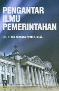 Image of PENGANTAR ILMU PEMERINTAHAN