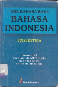 Image of Tata Bahasa Baku Bahasa Indonesia
